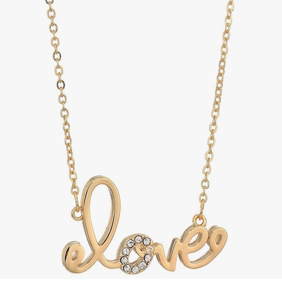 Lilly Pulitzer🏷$48| Gold “LOVE” Necklace NWT💞